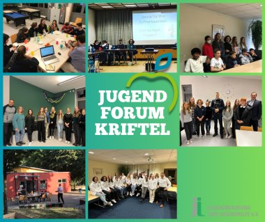 Bilder-Collage vom Jugendforum.