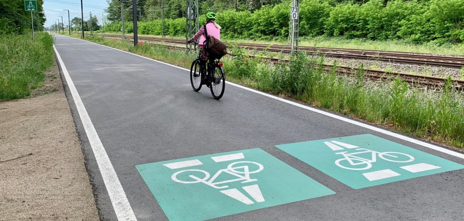 Ein Radschnellweg als Beispielbild.