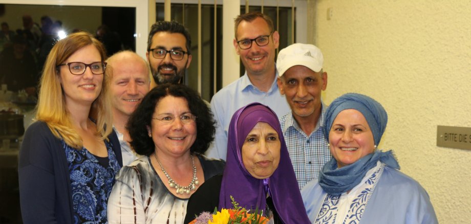 Der Ausländerbeirat bei der Ramadan-Feier.