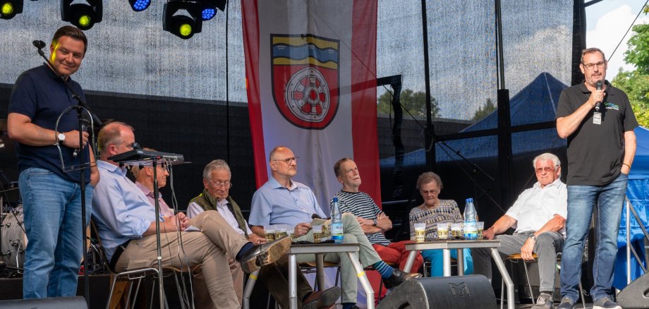 Die Talkrunde mit Bürgermeistern.