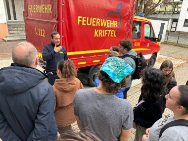 Führung bei der Feuerwehr.